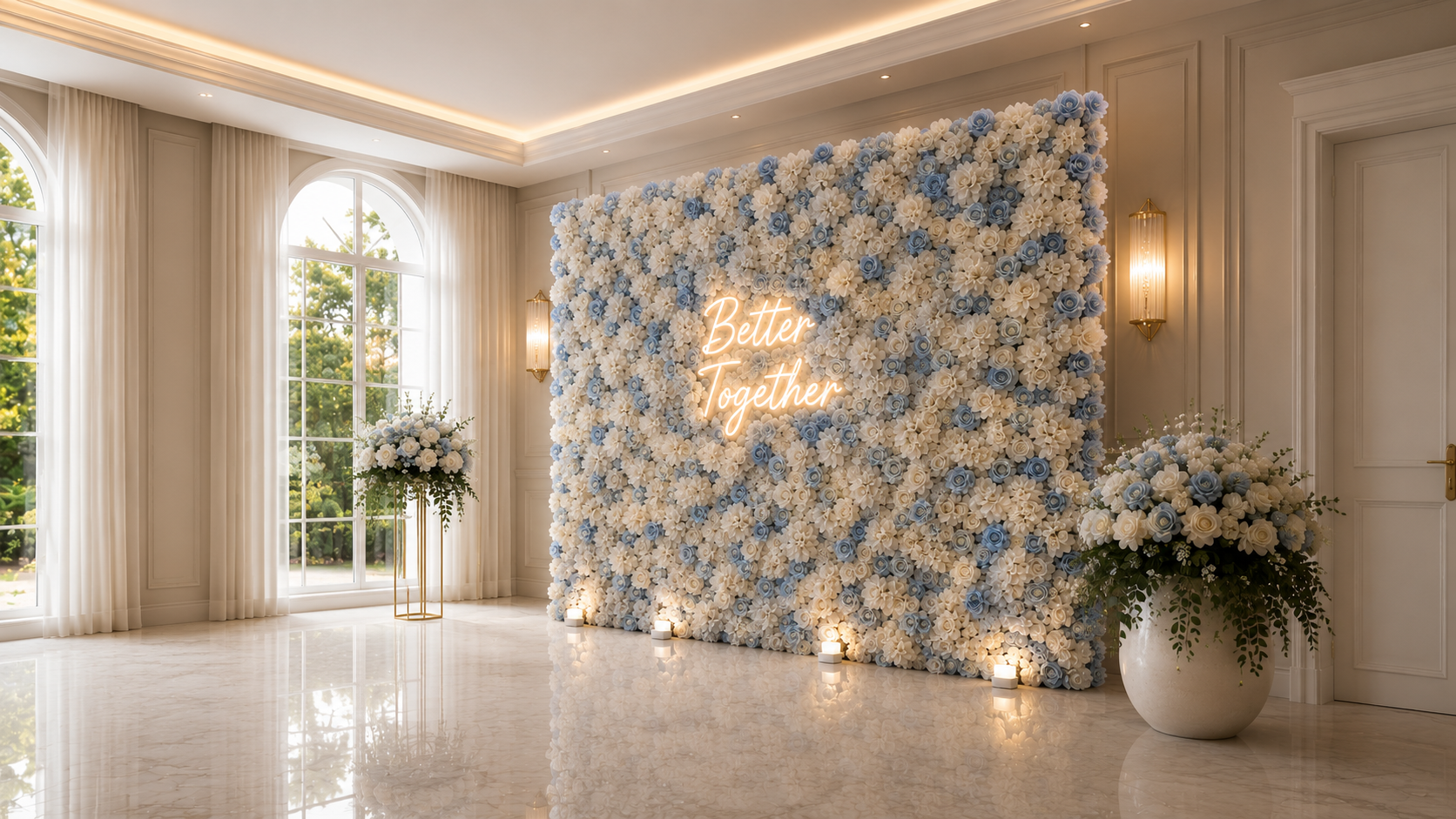 Ivory & Blue Collection